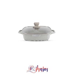 ماهیتابه دو دسته مربع لایف اسمایل اصلی مدل FLCMSPS-20